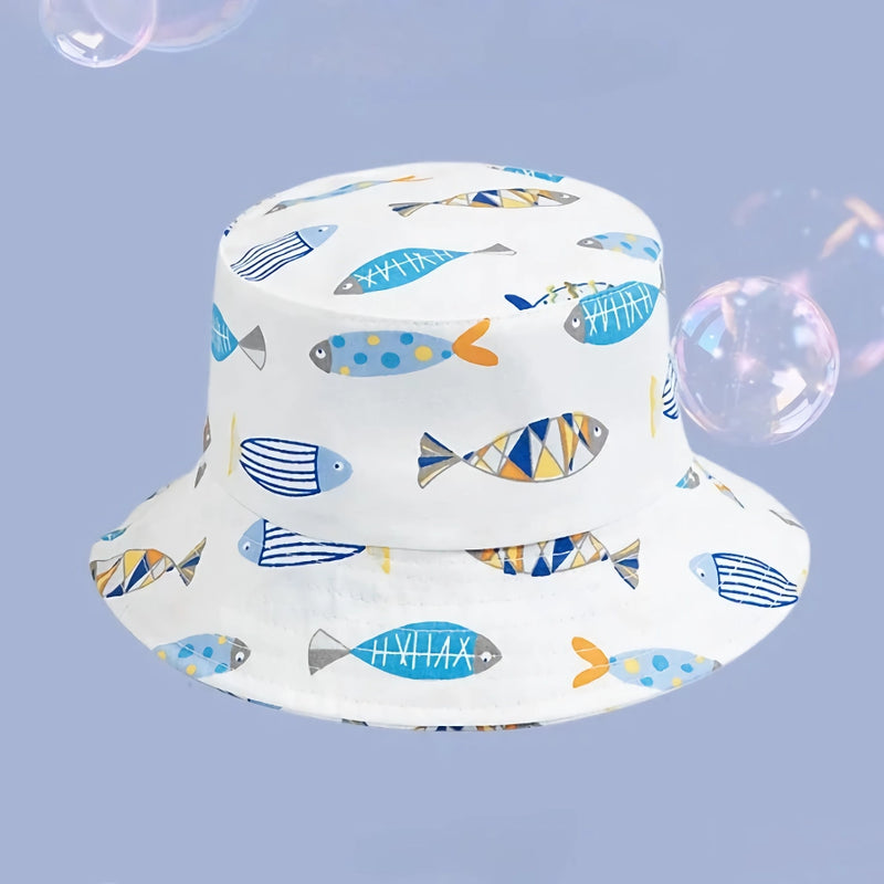 cartoon cotton baby bucket hat, view 3 - MRSLM