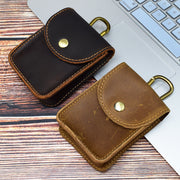 Crazy horse leather folding belt pouch - MRSLM