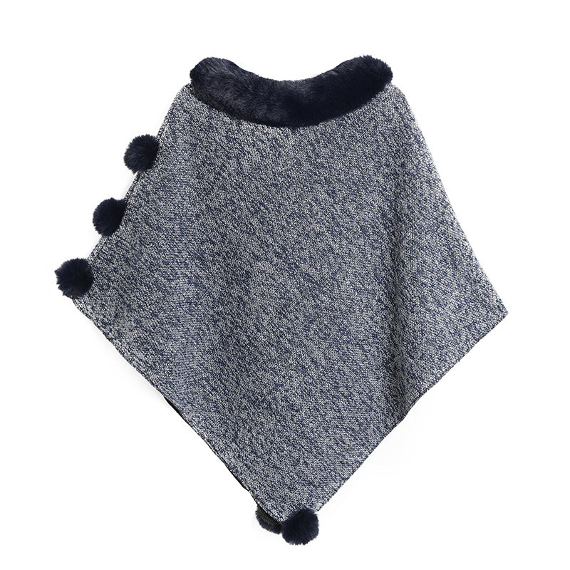 Faux Fur Jacket Women Shawl Scarf