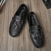 leather hollow-out beanie shoes, view 4 - MRSLM