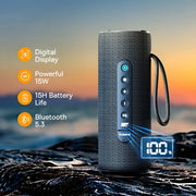portable wireless bluetooth speaker with tws, view 3 - MRSLM