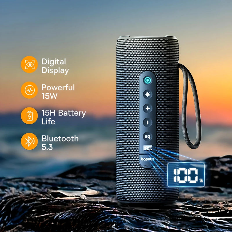 portable wireless bluetooth speaker with tws, view 3 - MRSLM