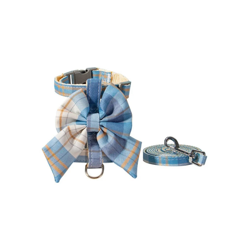cute pet harness with bowknot, view 9 - MRSLM