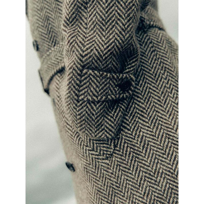 men's woolen long coat, view 7 - MRSLM