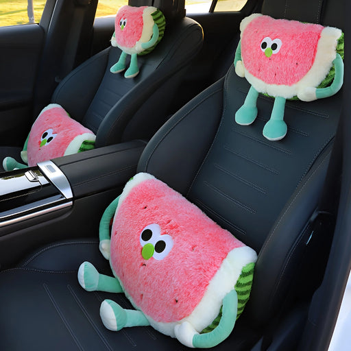 watermelon car headrest and lumbar pillow - MRSLM