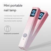 portable metal nail lamp with screen, view 4 - MRSLM