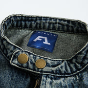 men's embroidered denim jacket, view 10 - MRSLM