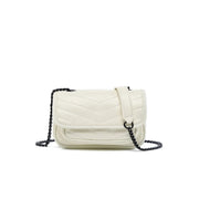 genuine leather small square shoulder bag, view 5 - MRSLM