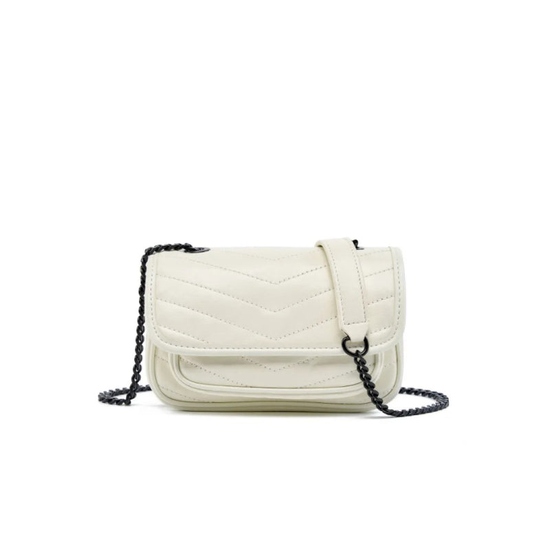 genuine leather small square shoulder bag, view 5 - MRSLM