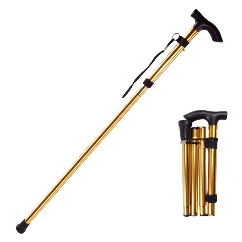 Multifunctional folding walking stick, view 4 - MRSLM