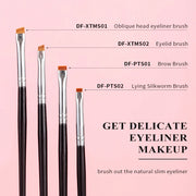 flat angle eyebrow brush set, view 4 - MRSLM