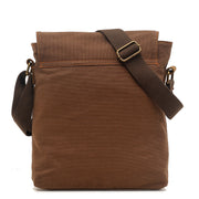 retro canvas vertical crossbody bag, view 3 - MRSLM