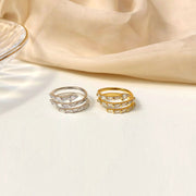 minimalist wave ring, view 3 - MRSLM