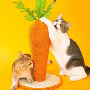 carrot sisal cat scratching post - MRSLM