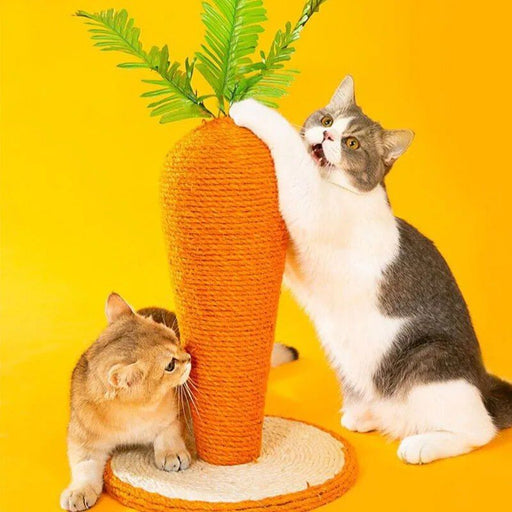 carrot sisal cat scratching post - MRSLM