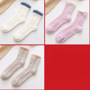 Women's fluffy thermal socks, view 9 - MRSLM