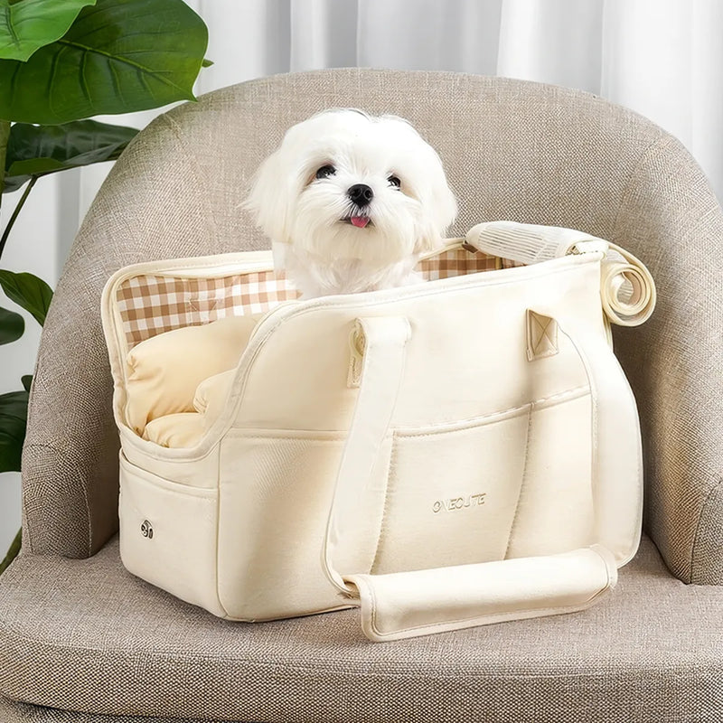 portable dog carrier shoulder bag, view 8 - MRSLM