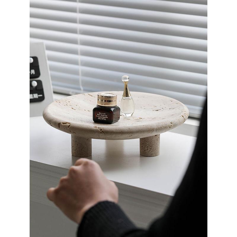 wabi sabi travertine tray, view 5 - MRSLM
