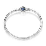 s925 silver snake bone chain bracelet, view 5 - MRSLM