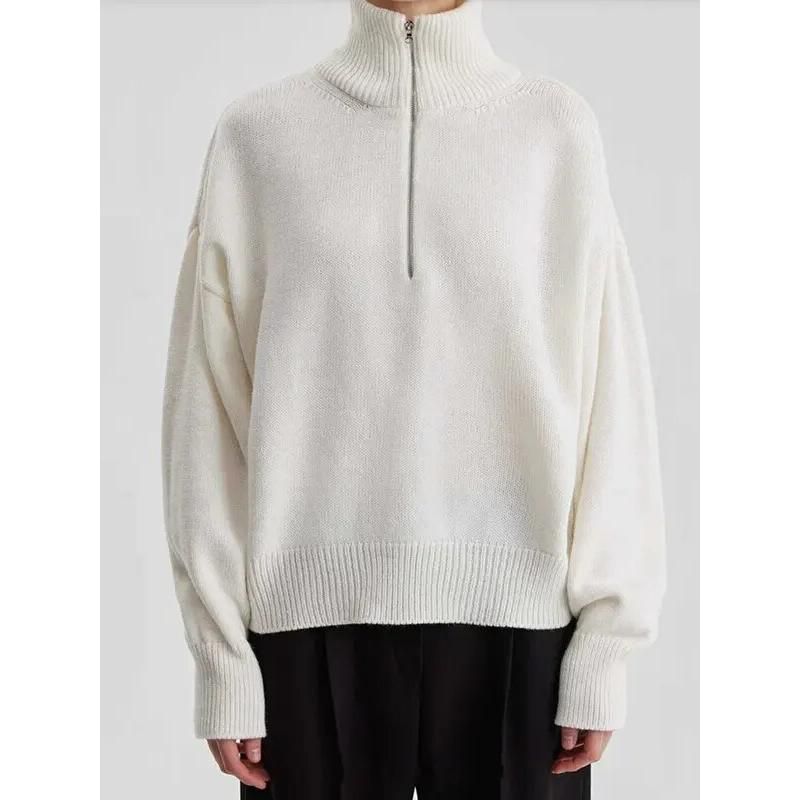 turtleneck knitted sweater, view 3 - MRSLM