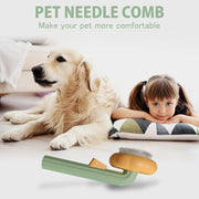 pumpkin pet brush, view 3 - MRSLM