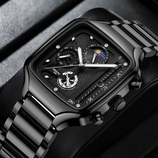 men's square quartz sport watch - MRSLM