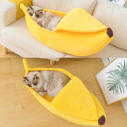 banana cat bed house, view 5 - MRSLM