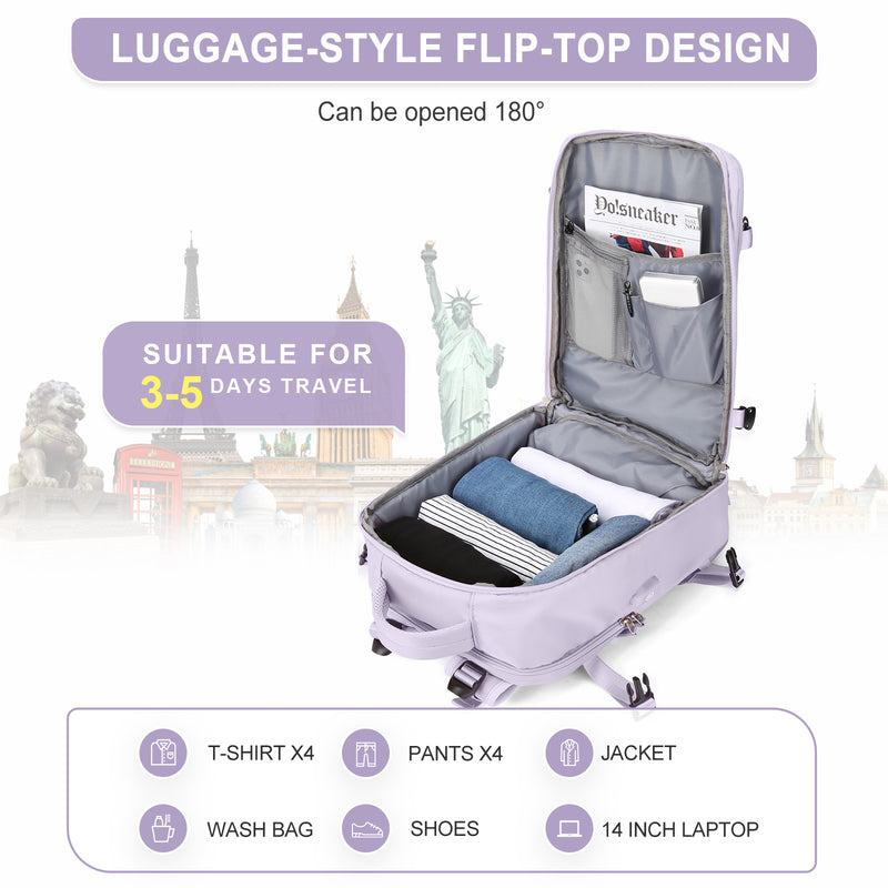 travel and work spacious backpack, view 19 - MRSLM