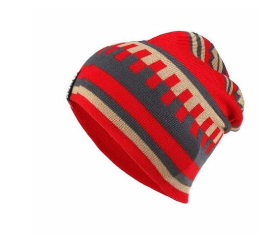 Double-layer knit beanie unisex winter hat - MRSLM