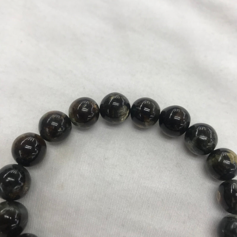 black gold lepidolite bracelet, view 5 - MRSLM