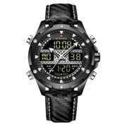 men's dual display sports watch, view 4 - MRSLM