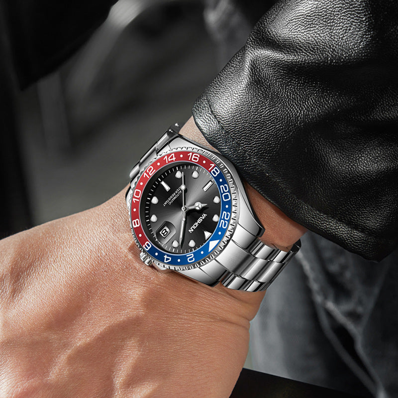 Hollow men's automatic mechanical watch, view 3 - MRSLM