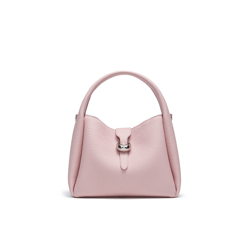 luxury women's leather shoulder bag, view 3 - MRSLM