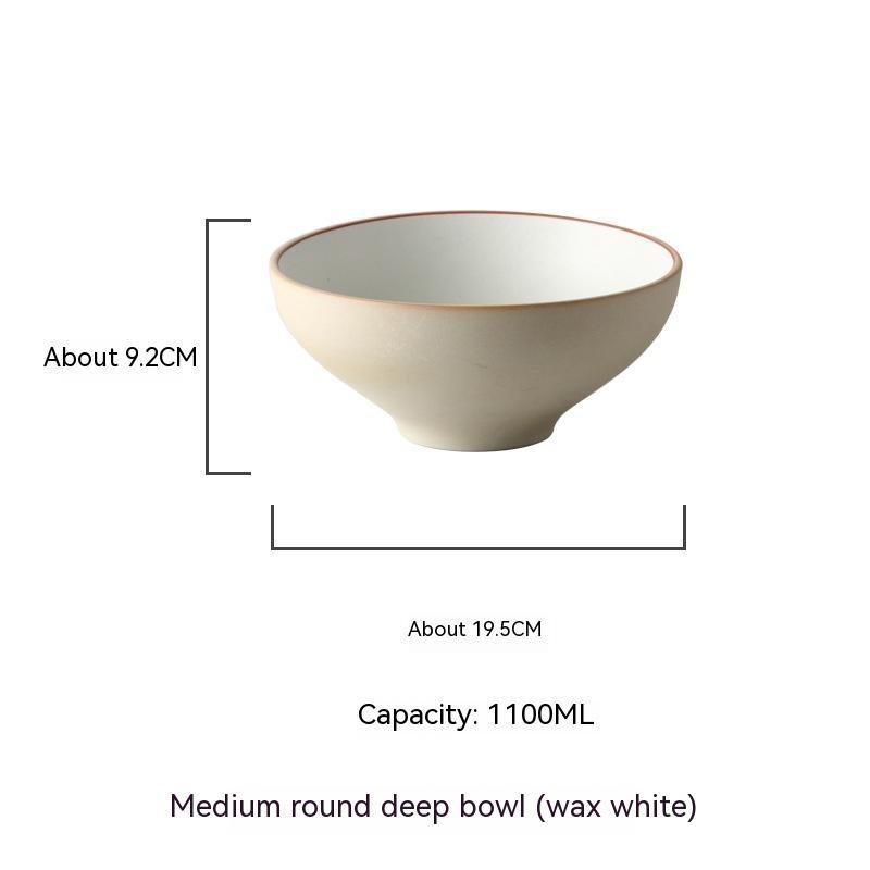 creative deep bowl for ramen and dumplings, view 4 - MRSLM