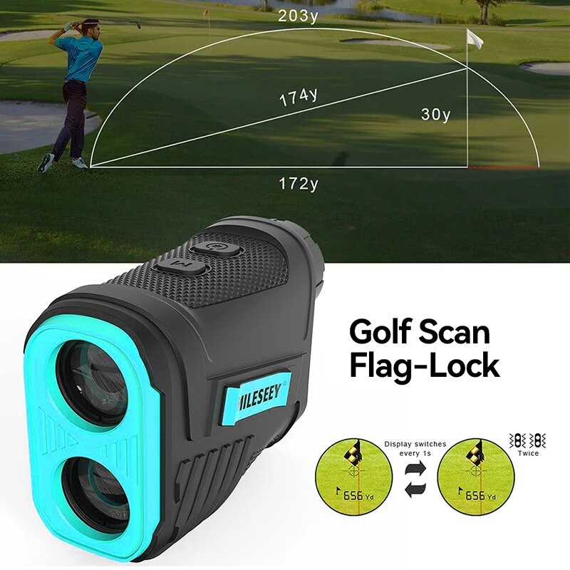 600M golf and hunting laser rangefinder, view 10 - MRSLM