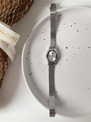 oval quartz watch for women, view 11 - MRSLM