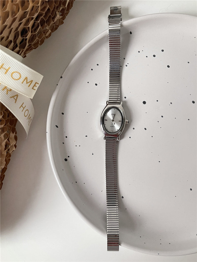 oval quartz watch for women, view 11 - MRSLM