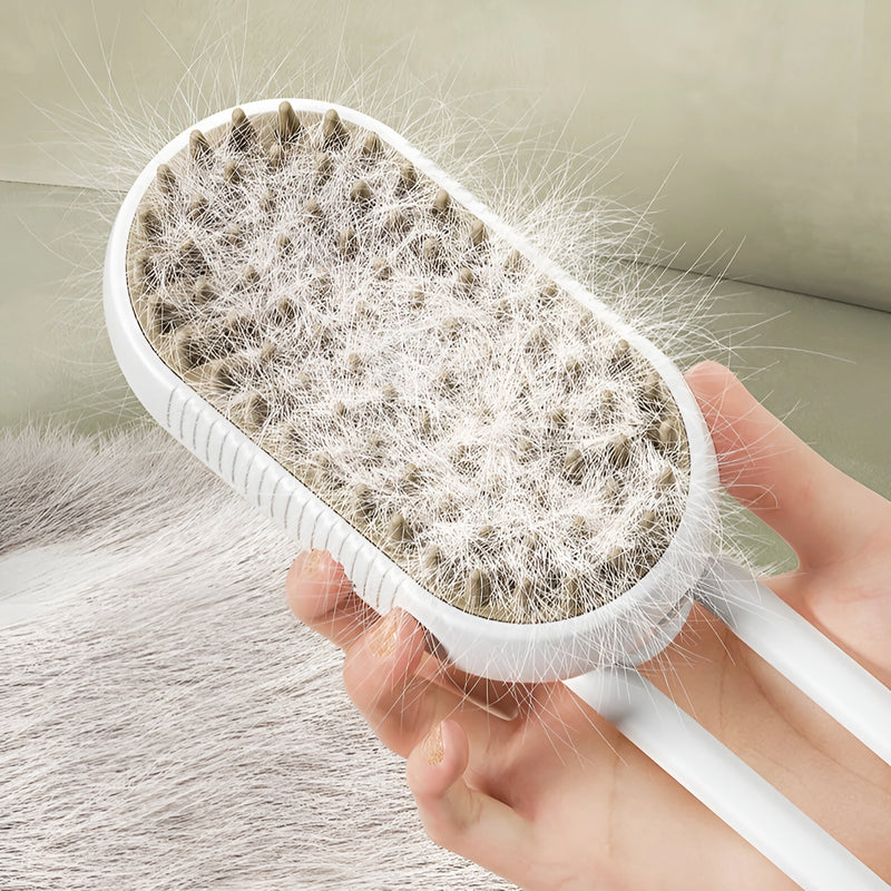 pet electric steam hair brush, view 7 - MRSLM