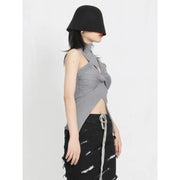 knit hollow-out sleeveless tank top, view 20 - MRSLM