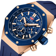 men's luminous sports quartz watch, view 4 - MRSLM