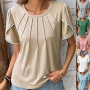 women's tulip sleeve tassel t-shirt - MRSLM