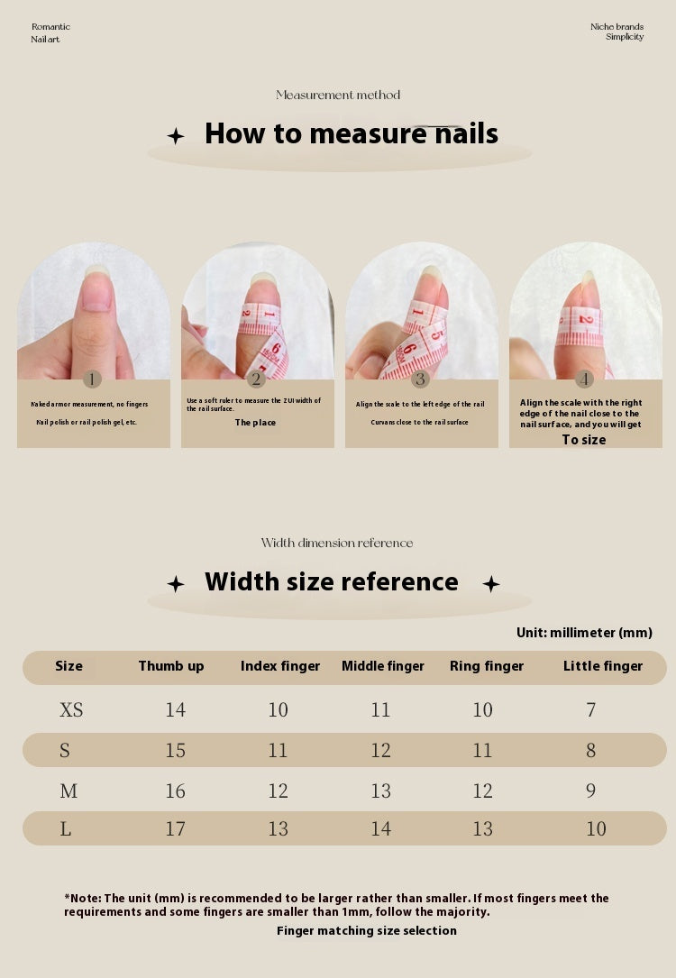 french retro gradient nail stickers, view 7 - MRSLM