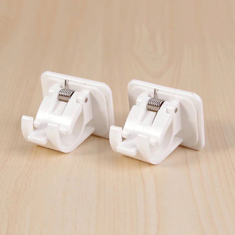 Self-adhesive curtain rod holders, view 4 - MRSLM