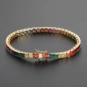4mm zircon tennis chain bracelet, view 7 - MRSLM