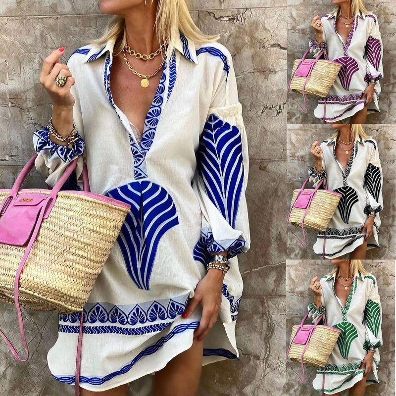 loose long leisure shirt - MRSLM