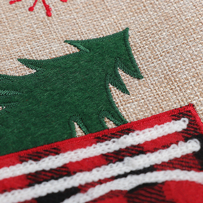 Christmas tree base skirt, view 2 - MRSLM