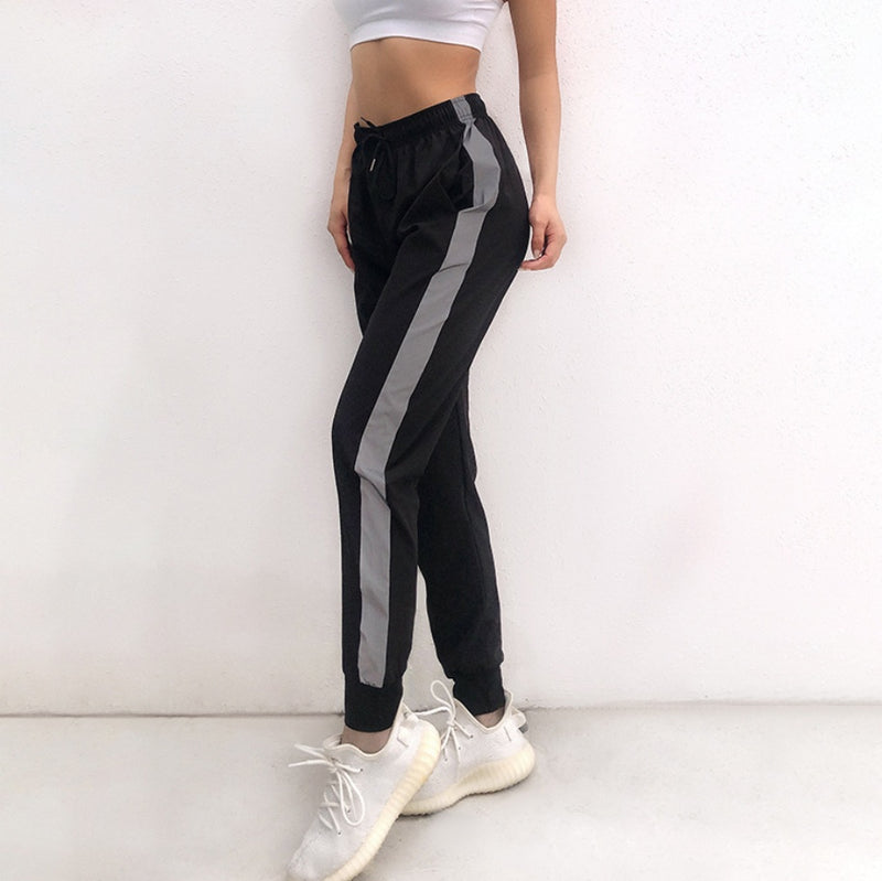 side reflective stripe sweatpants, view 4 - MRSLM
