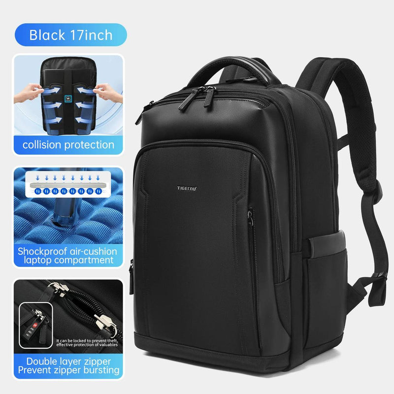 business laptop backpack, view 2 - MRSLM