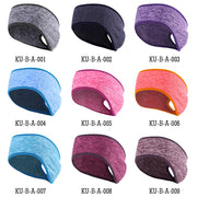 Ponytail ear warmer headband for running - MRSLM