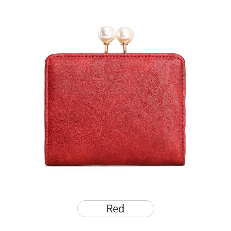 compact retro pearl wallet, view 4 - MRSLM